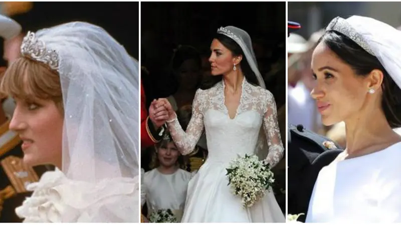 Putri Diana, Kate Middleton, Meghan Markle