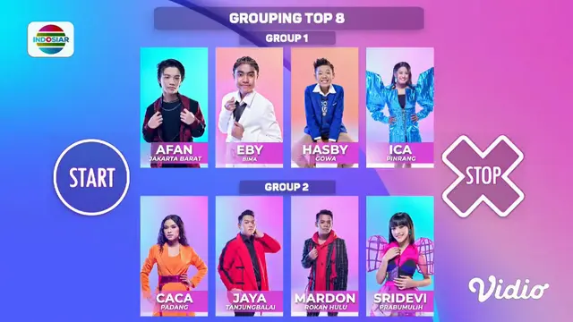 Delapan Academia Terbaik Dangdut Academy 5 Telah Dibagi Menjadi Dua Grup