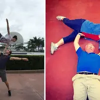 Punya selera humor tinggi, para orangtua berikut ini kerap melakukan hal-hal kocak pada anaknya. (Via: boredpanda.com)