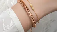 9 Model Gelang Emas Rantai Sisik Naga Terpopuler untuk Koleksi Perhiasan