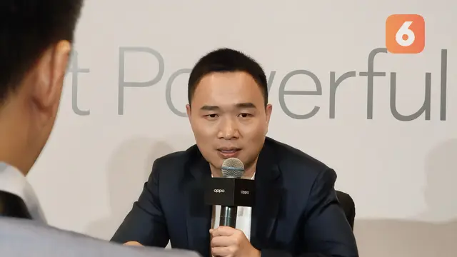 Billy Zhang, President of Overseas MKT, Sales and service Oppo. Liputan6.com/Yuslianson
