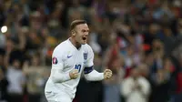 PECAH REKOR - Wayne Rooney memecahkan rekor pencetak gol terbanyak Timnas Inggris saat menghadapi Swiss. (Reuters / Carl Recine )