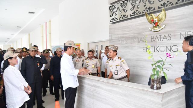 4 Tahun Memimpin Jokowi Jk Bikin Megah Pos Lintas Batas Negara Ri Bisnis Liputan6 Com