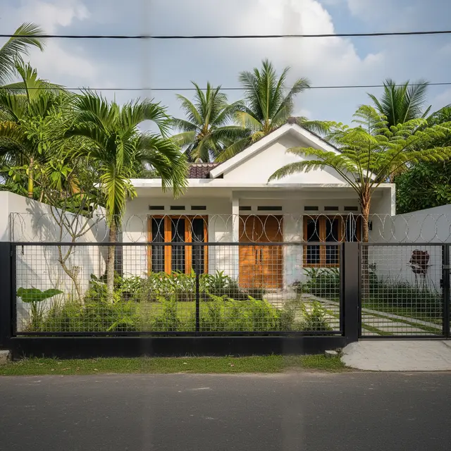 9 Model Pagar Rumah Minimalis Aman dari Hewan Liar, Hunian Desain Estetik
