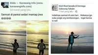 6 Status Facebook Absurd Lihat Sunset di Pantai, Salah Ketiknya Kocak (FB Kementrian Humor Indonesia)
