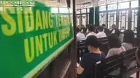 Suasana persidangan di Pengadilan Negeri Banjarbaru. (Liputan6.com/ist)