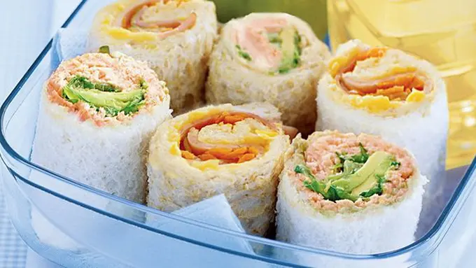 Sandwich roll untuk darapan dan bekal/copyright Taste.com