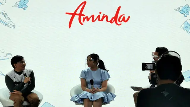 Jumpa pers single baru Aminda