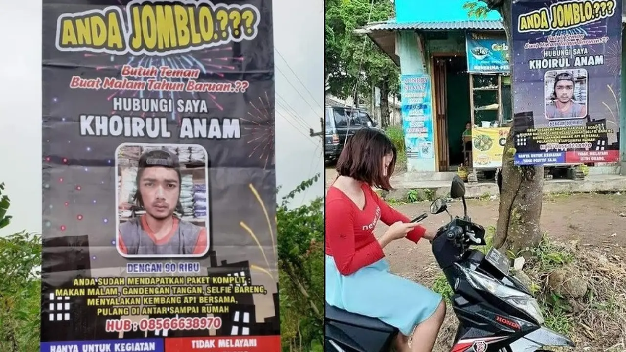 pria buka jasa jadi teman malam tahun baruan