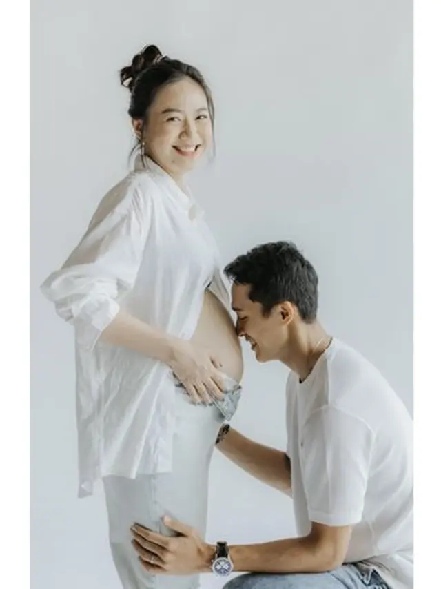 6 Potret Maternity Shoot Shanju, Ditemani Jonatan Christie Sebelum ke Paris