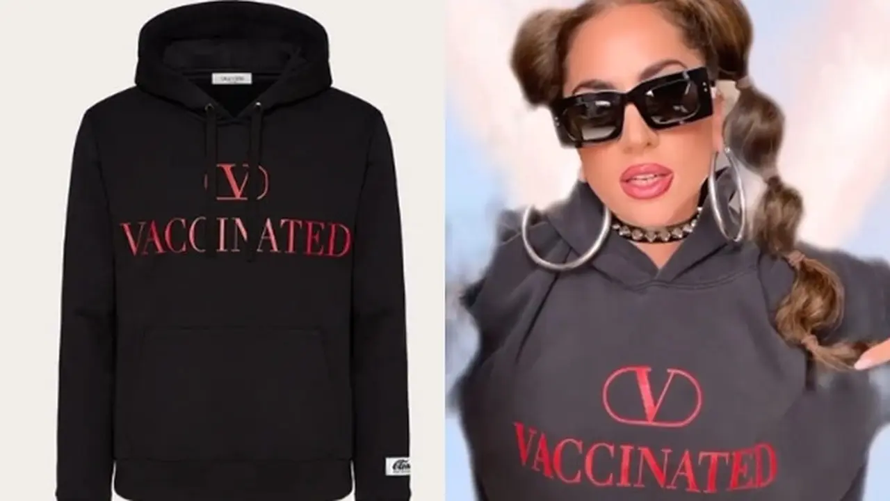 Valentino Kenalkan Hoodie Vaksinasi, Berapa Harganya?