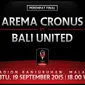 Arema Cronus vs Bali United (Liputan6.com/Ari Wicaksono)