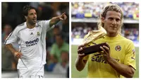 Tak dapat dipungkiri, Liga Spanyol menjadi salah satu liga terbaik di Eropa bahkan di dunia. Dari musim ke musim, Liga Spanyol menjadi destinasi para pemain terbaik dunia, termasuk para striker asing dari Eropa maupun Amerika Selatan. Tercatat, ada beberapa striker asing yang tampil tajam pada musim pertamanya di Liga Spanyol hingga mampu menyabet gelar top skor alias El Pichichi. Seperti 5 pemain berikut yang menjadi 5 striker asing terakhir yang mampu merebut gelar top skor Liga Spanyol pada musim perdananya. (Kolase AFP)