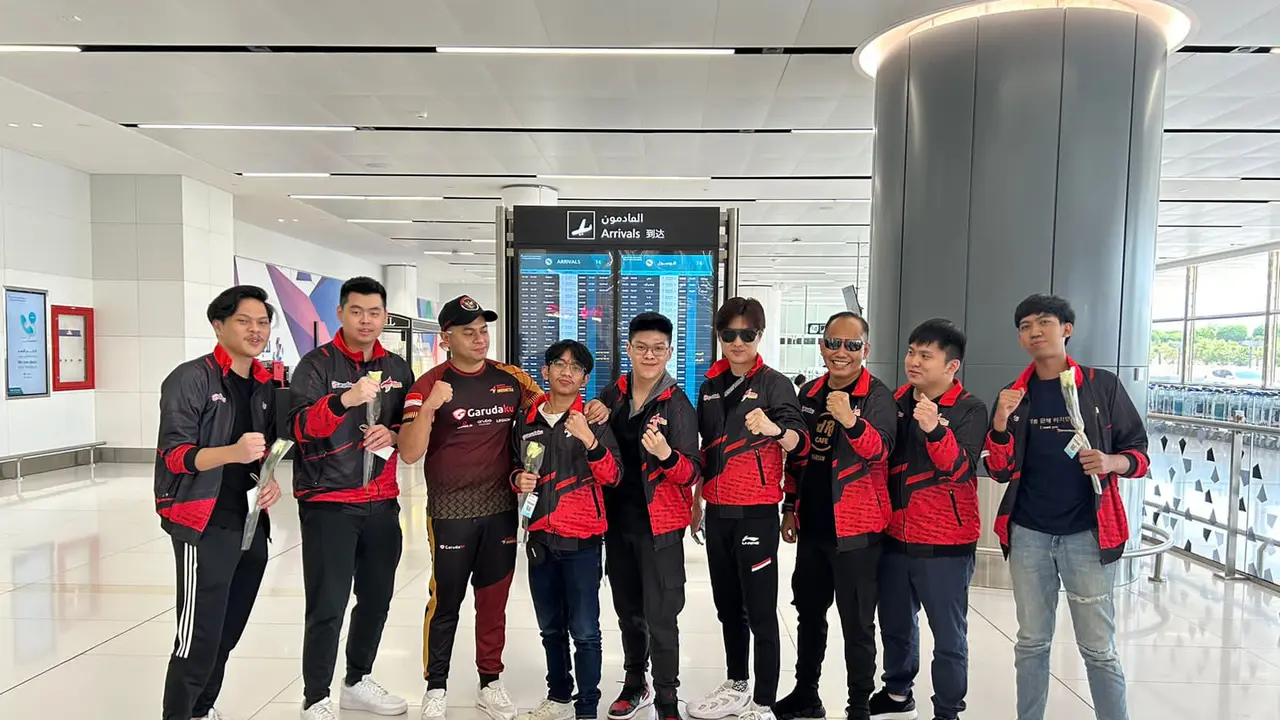 Timnas Esports CS:GO Indonesia di King Khalid International Airport (PBESI)