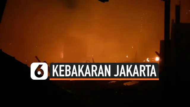VIDEO: Kebakaran Permukiman Padat di Matraman