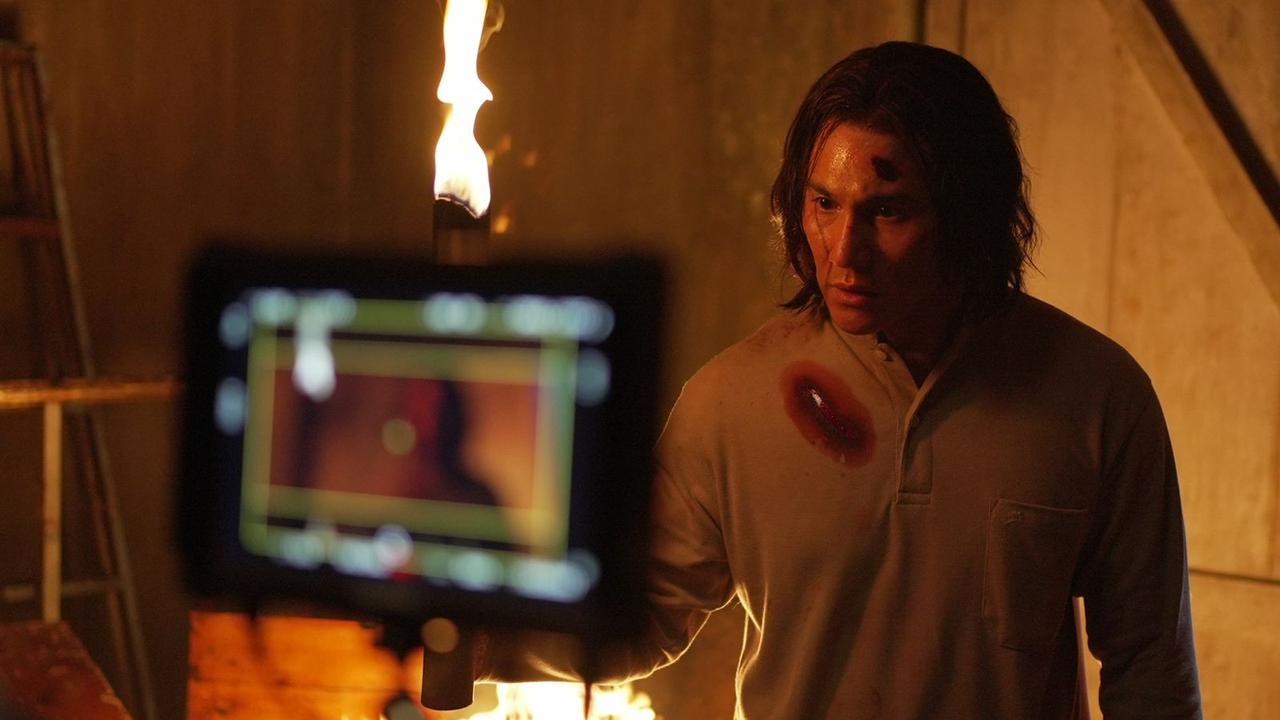 Vino G. Bastian dan Marsha Timothy di Lokasi Syuting Film Qodrat.