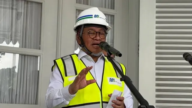 Gubernur DKI Jakarta Pramono Anung Wibowo di Balai Kota, Jakarta, Selasa (12/5/2026).