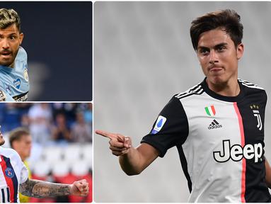 Lionel Messi menjadi pemain Argentina yang banyak diminati klub besar Eropa. Namun, bintang Barcelona ini tidak masuk dalam daftar pemain Argentina yang memiliki catatan transfer termahal. Berikut 7 transfer pemain Argentina termahal sepanjang masa. (kolase foto AFP)