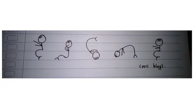 7 Ilustrasi Kocak Gerakan Olahraga di Tugas Sekolah Ini Bikin Senyum-senyum