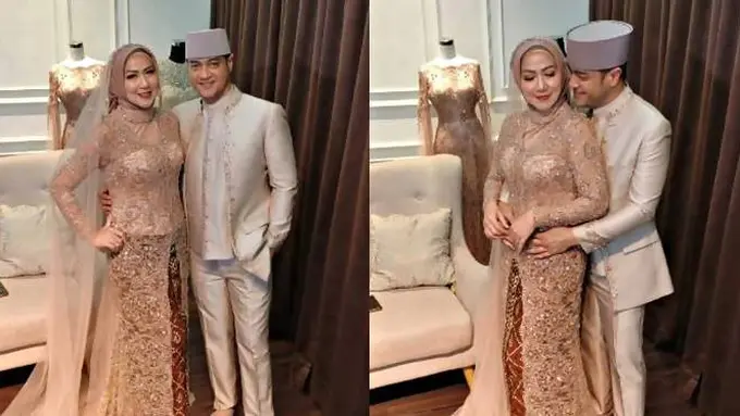 Tampil Serasi, Ini 7 Potret Mesra Venna Melinda dan Ferry Irawan Pakai Baju Pengantin