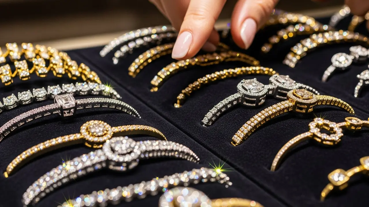 Gelang Emas Kombinasi Berlian Investasi Bernilai