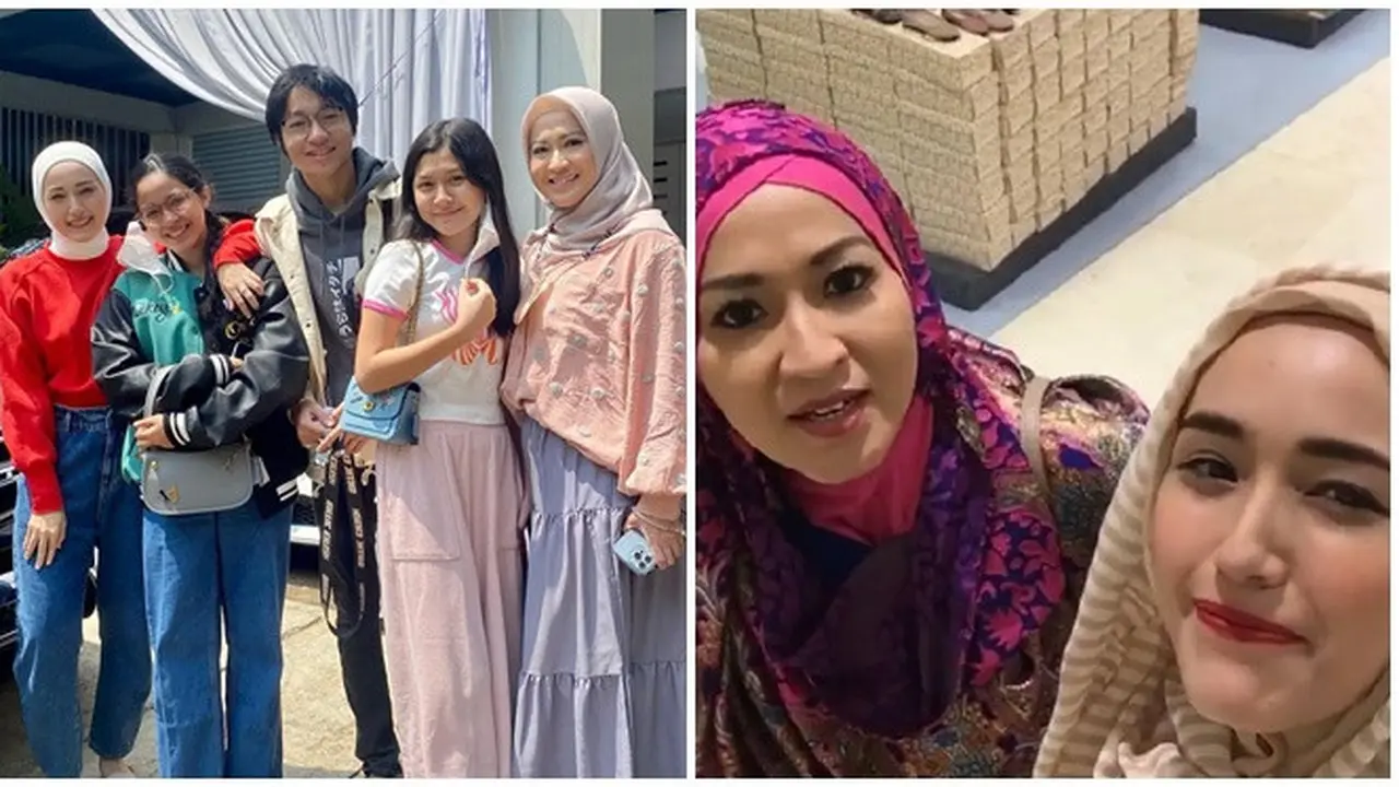 6 Potret Kedekatan Okie Agustina dan Adelia Pasha, Kompak Bak Sahabat Lama