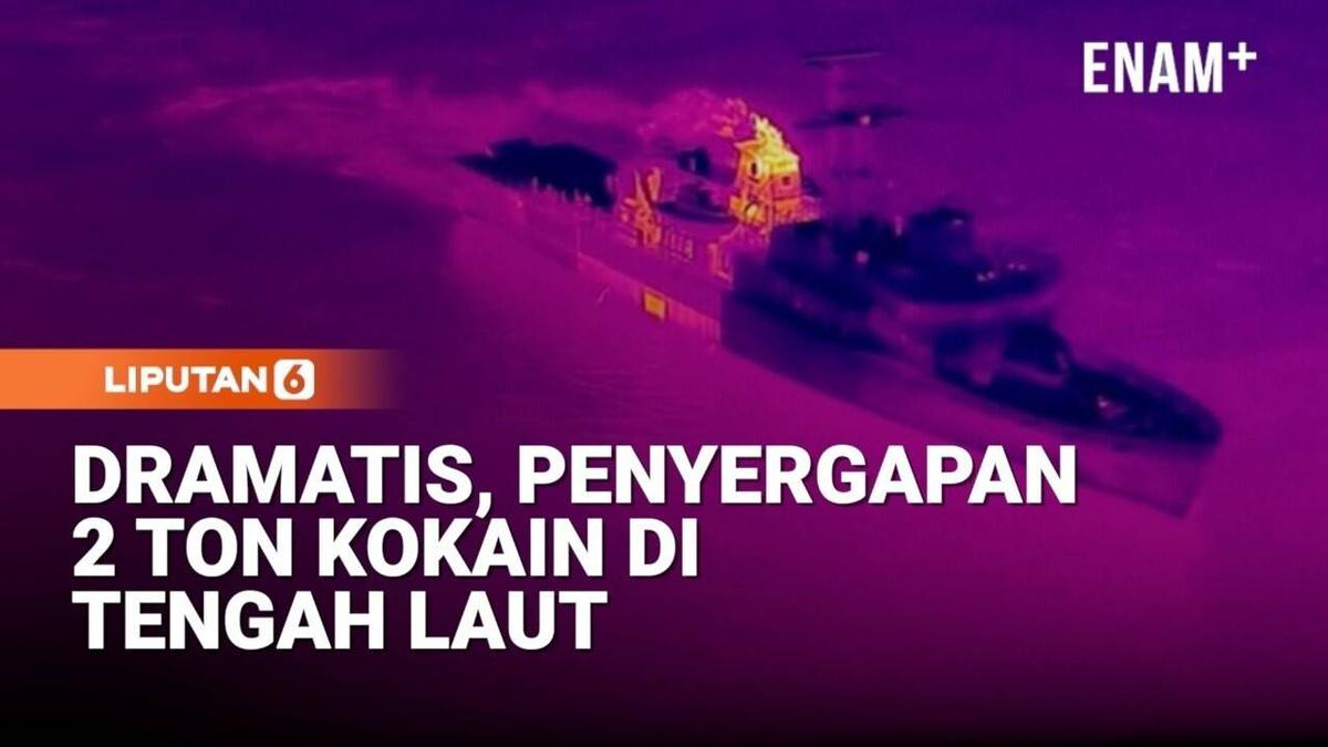 Operasi Laut Dramatis, 2 Ton Kokain Diamankan dari Perairan Pasifik