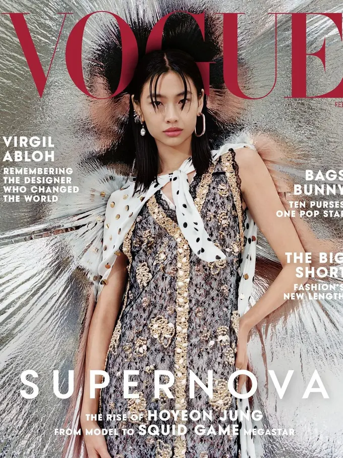 Potret Debut Jung Ho Yeon Sebagai Perempuan Korea Selatan yang Tampil di Sampul Vogue