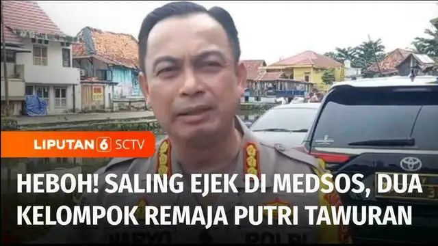 VIDEO: Saling Ejek di Media Sosial, Dua Kelompok Remaja Putri di Palembang Tawuran