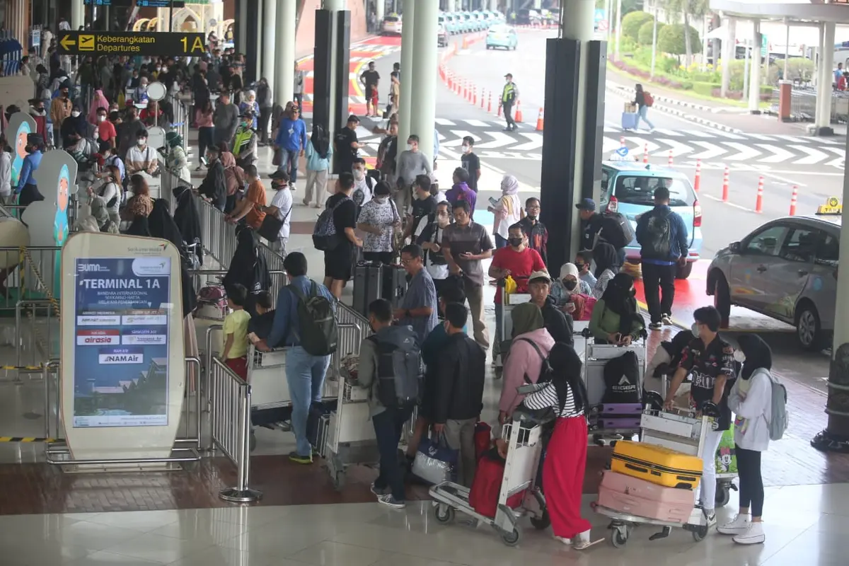 Hari Ini, Pergerakan Penumpang di Bandara Soetta Capai 148 Ribu Orang