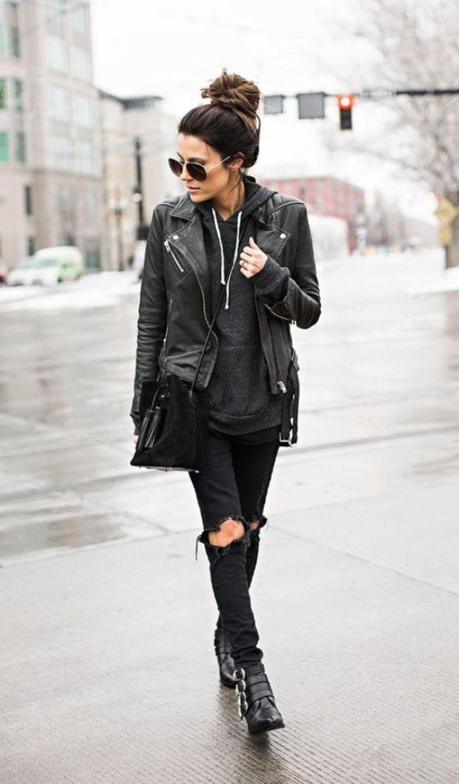 Street Style Rock N Roll Style Fashion Fimela Com