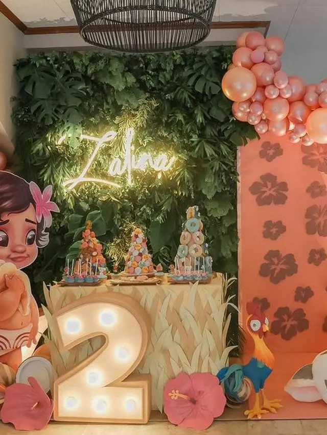 Momen Raisa dan Hamish Daud Rayakan Ultah Anak yang Ke-2 Tahun, Bertema Moana. (Sumber: Instagram/raisa6690)