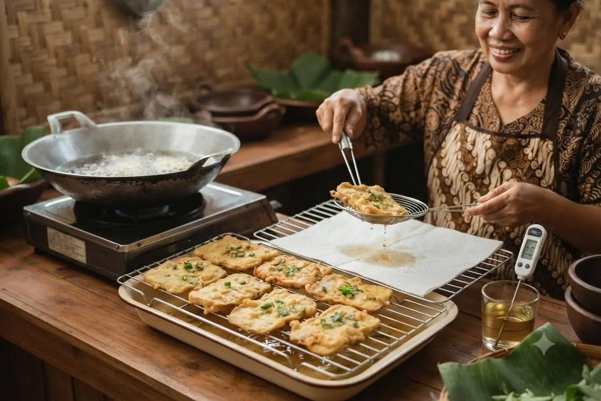 Cara Menggoreng Tempe Mendoan agar Tidak Terlalu Berminyak