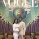 Tanpa ball gown, Georgina Rodriguez dan Cristiano Ronaldo kenakan busana serba putih formal di hari pernikahan (@voguemagazine)