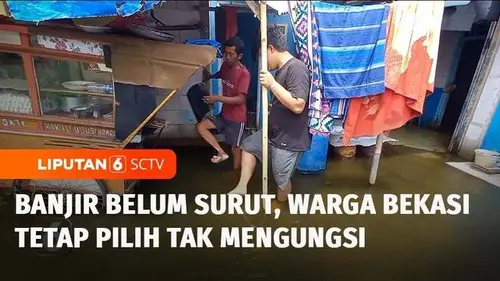 VIDEO: 5 Hari Banjir Belum Surut, Warga Bekasi Mulai Terserang Penyakit tapi Tak Mengungsi