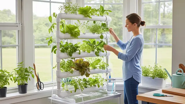 Model Hidroponik Rak Bertingkat Cocok Buat Ibu Rumah Tangga Produktif/Gemini AI