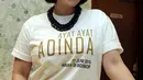 Penyanyi Cynthia Lamusu saat press screening film 'Ayat-ayat Adinda' di kawasan Kuningan, Jakarta, Senin (8/6). Film tersebut menceritakan tentang kehidupan Adinda dan keluarganya yang selalu berpindah tempat tinggal. (Liputan6.com/Panji Diksana)