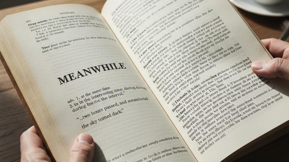 Meanwhile Artinya Apa? Ini Penjelasan Lengkap dengan Fungsi, Cara Penggunaan dan Contohnya