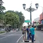 Jalan Malioboro Yogyakarta terus dipercantik (Liputan6.com / Switzy Sabandar)