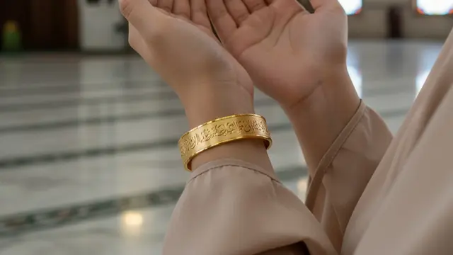 Gelang Emas Bangle Arabic Style