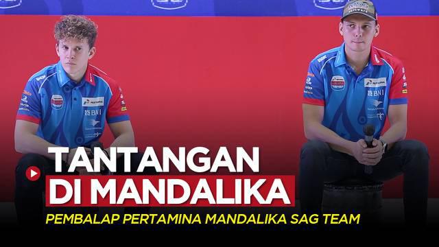 Berita video dua pembalap dari Pertamina Mandalika SAG Team mendapat tantangan untuk balapan Moto2 di Indonesia, Kamis (10/3/2022).