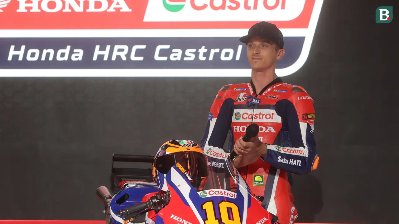 Pembalap Honda HRC Castrol, Luca Marini