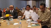 Menteri ESDM Ignasius Jonan menghadiri Acara International Conference of Resources and Environmental Economics (ICREE) di Bogor, Kamis (22/8/2019).
