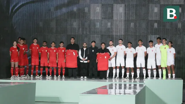 Foto: Terinspirasi Jersey Skuad Garuda 1981, Jersey Anyar Timnas Indonesia Resmi Diluncurkan