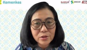 Juru Bicara Kementerian Kesehatan (Kemenkes RI), Widyawati mengonfirmasi 62 kasus influenza subclade K di Indonesia. Foto: Kemenkes.