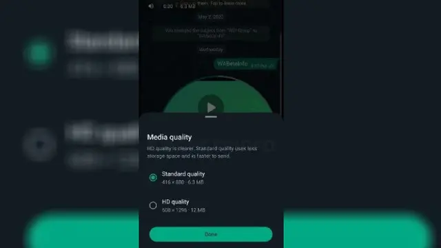 Fitur Berkirim Video HD 1080p di WhatsApp