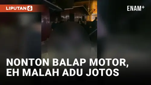 VIDEO: Perkara Balap Motor, Dua Wanita Adu Jotos