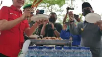 Menggiurkan, Panen Perdana Udang Vaname di Lapas Balikpapan
