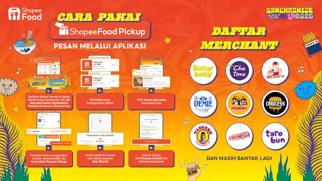Siap-siap, Pengunjung Synchronize Fest Kini Bisa Pesan Makan-Minum Tanpa Antre