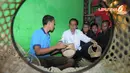 Jokowi yang pernah berkecimpung dalam bisnis meubel sedikit membagi tips untuk para perajin (Liputan6.com/Herman Zakharia)